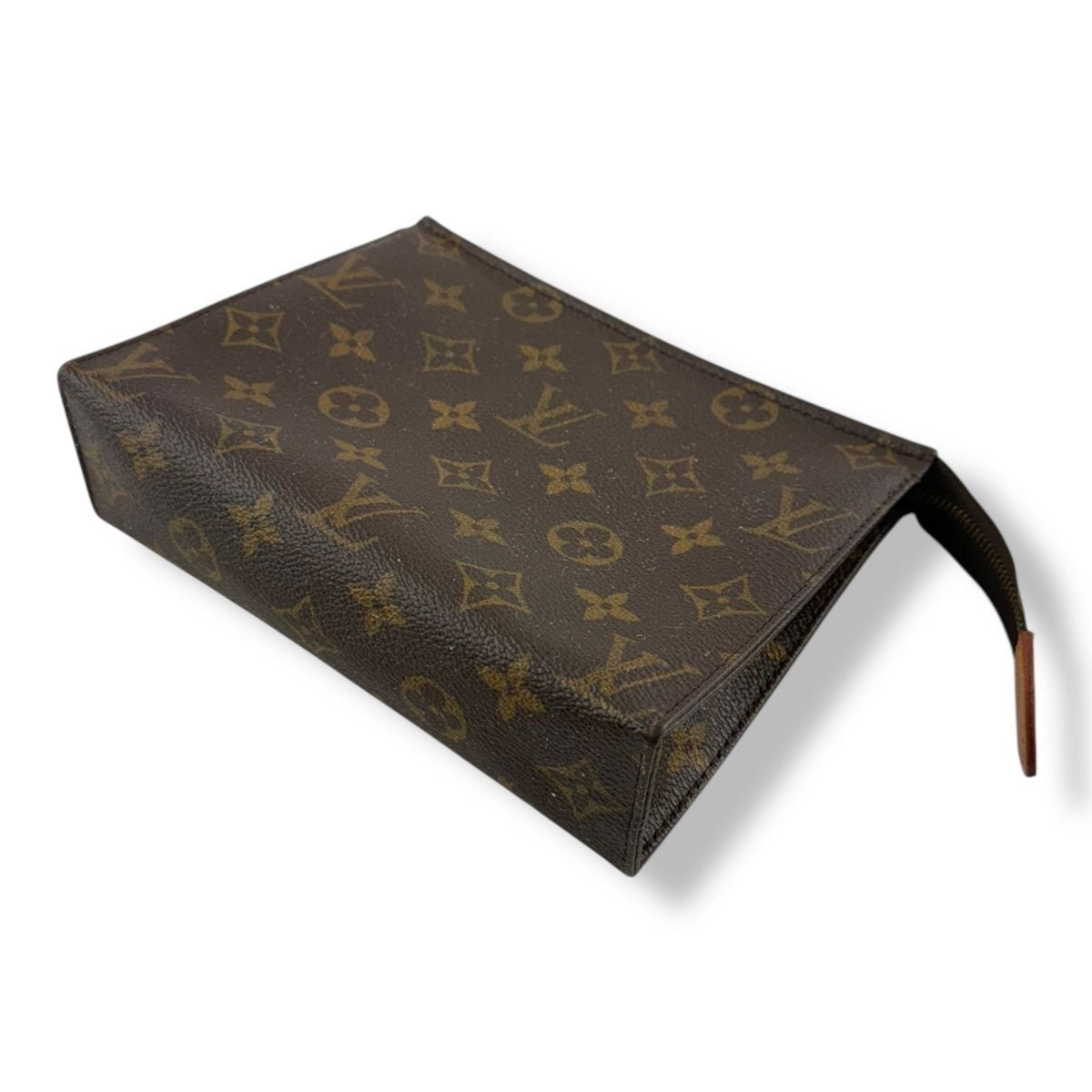 Louis Vuitton Vintage Brown Monogram Toiletry Pouch 19 Bag