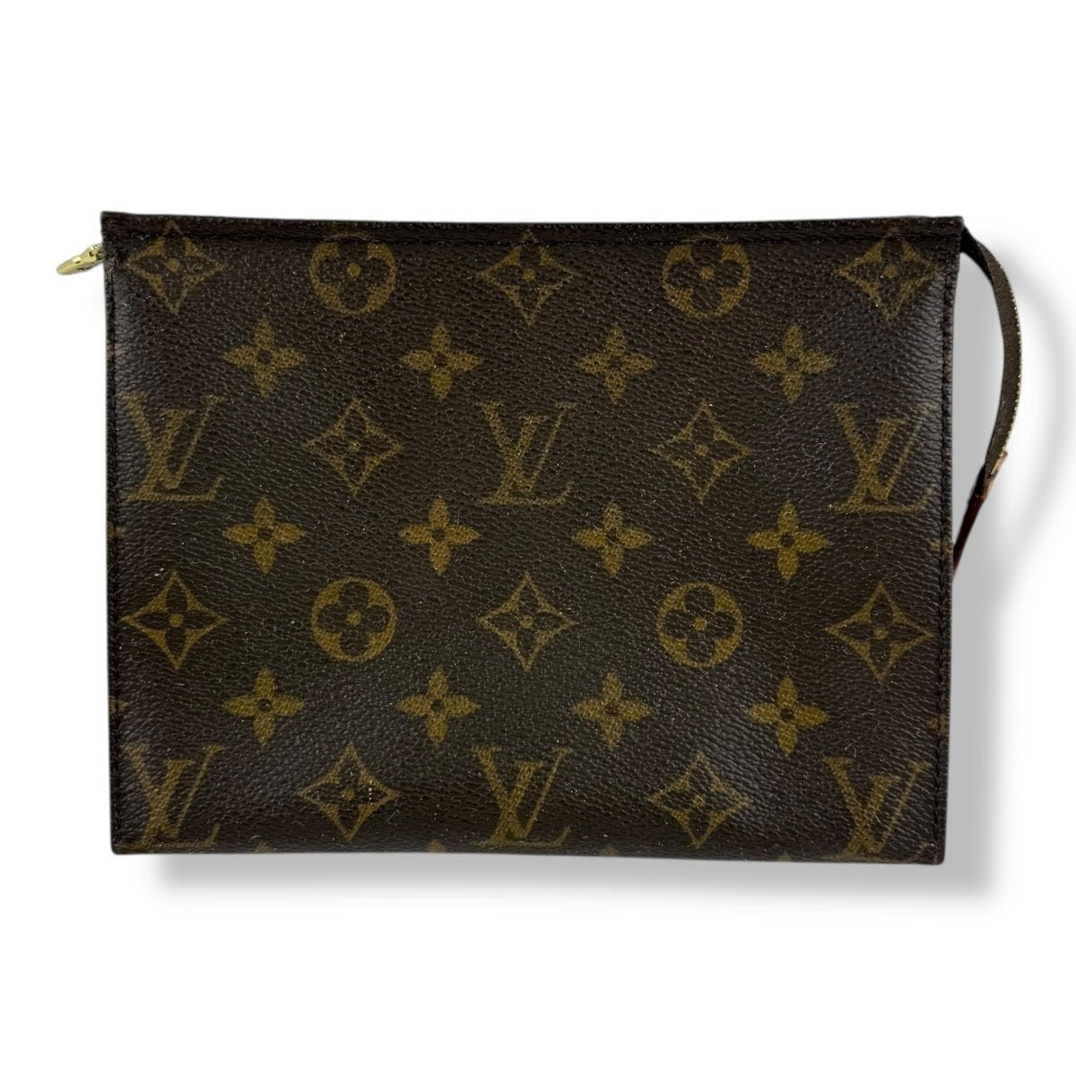 Louis Vuitton Vintage Brown Monogram Toiletry Pouch 19 Bag