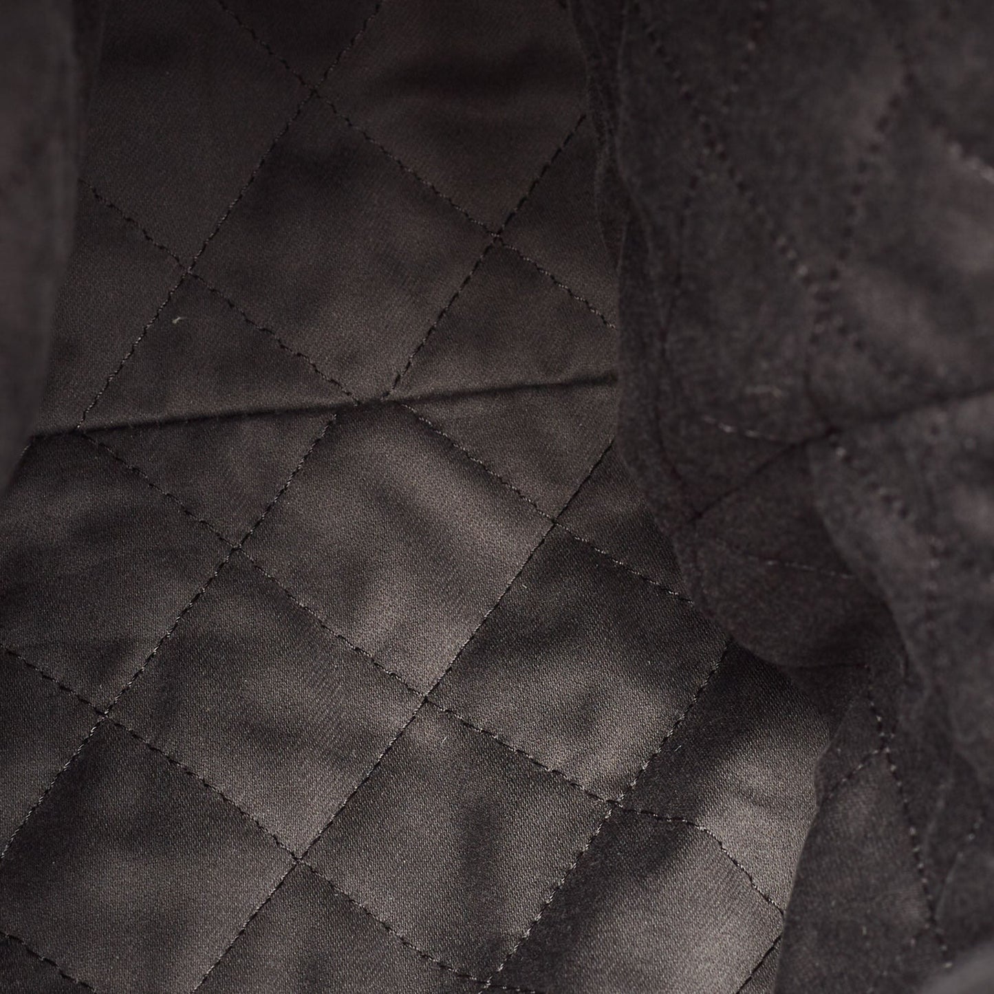 CHANEL Grey Quilted Leather 22 Backpack