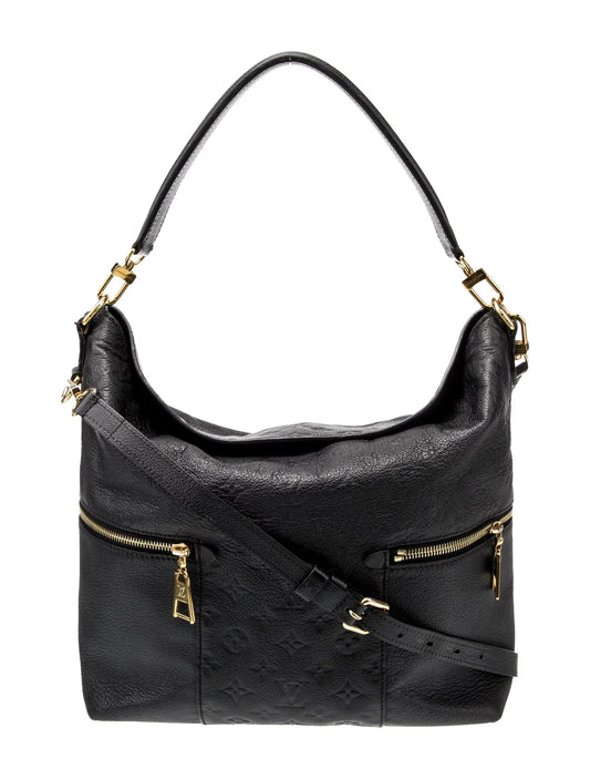 LOUIS VUITTON LV MONOGRAM EMPERINTE LEATHER MELIE SHOULDER BAG