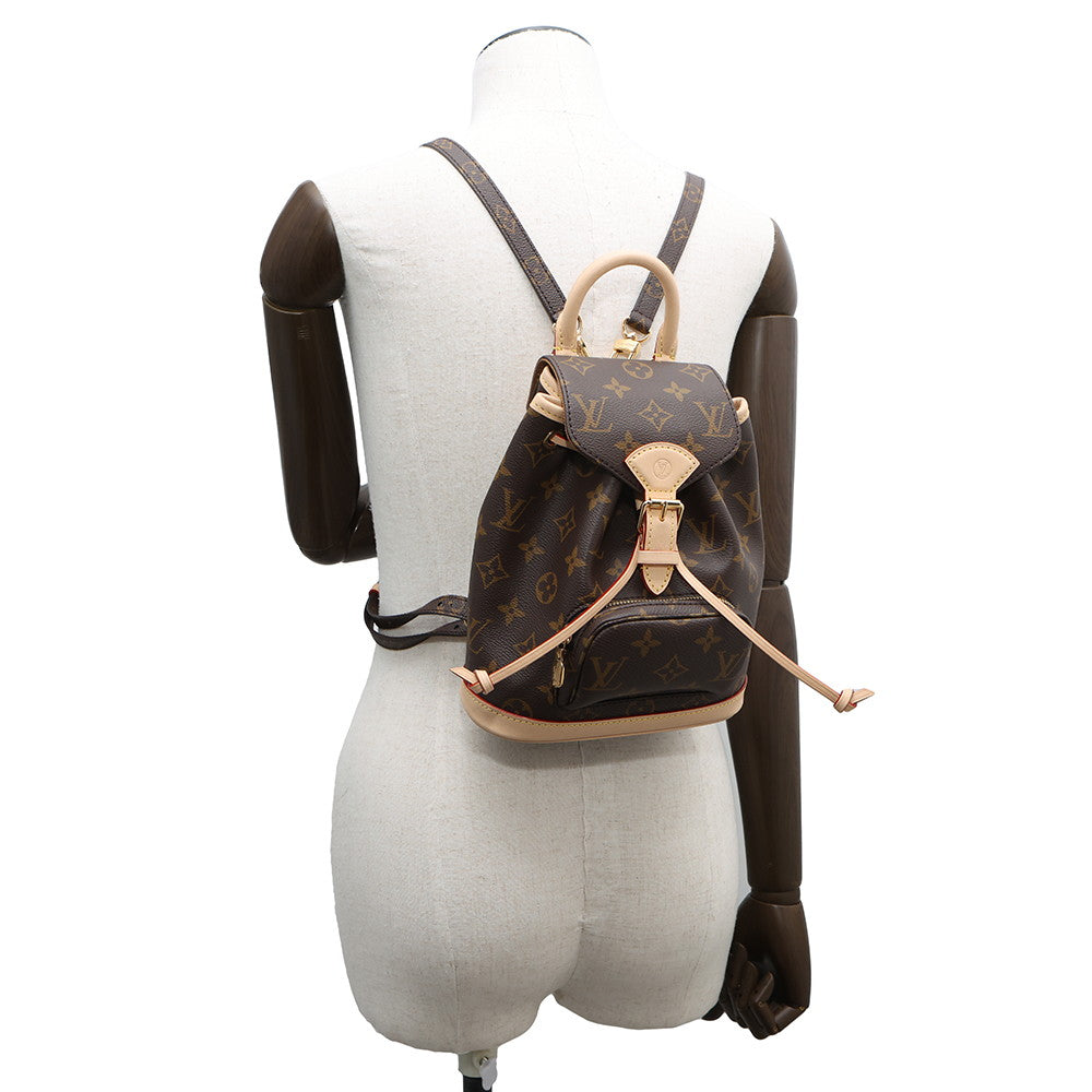 LOUIS VUITTON Montsouris BrownM11199 Monogram Size MINI