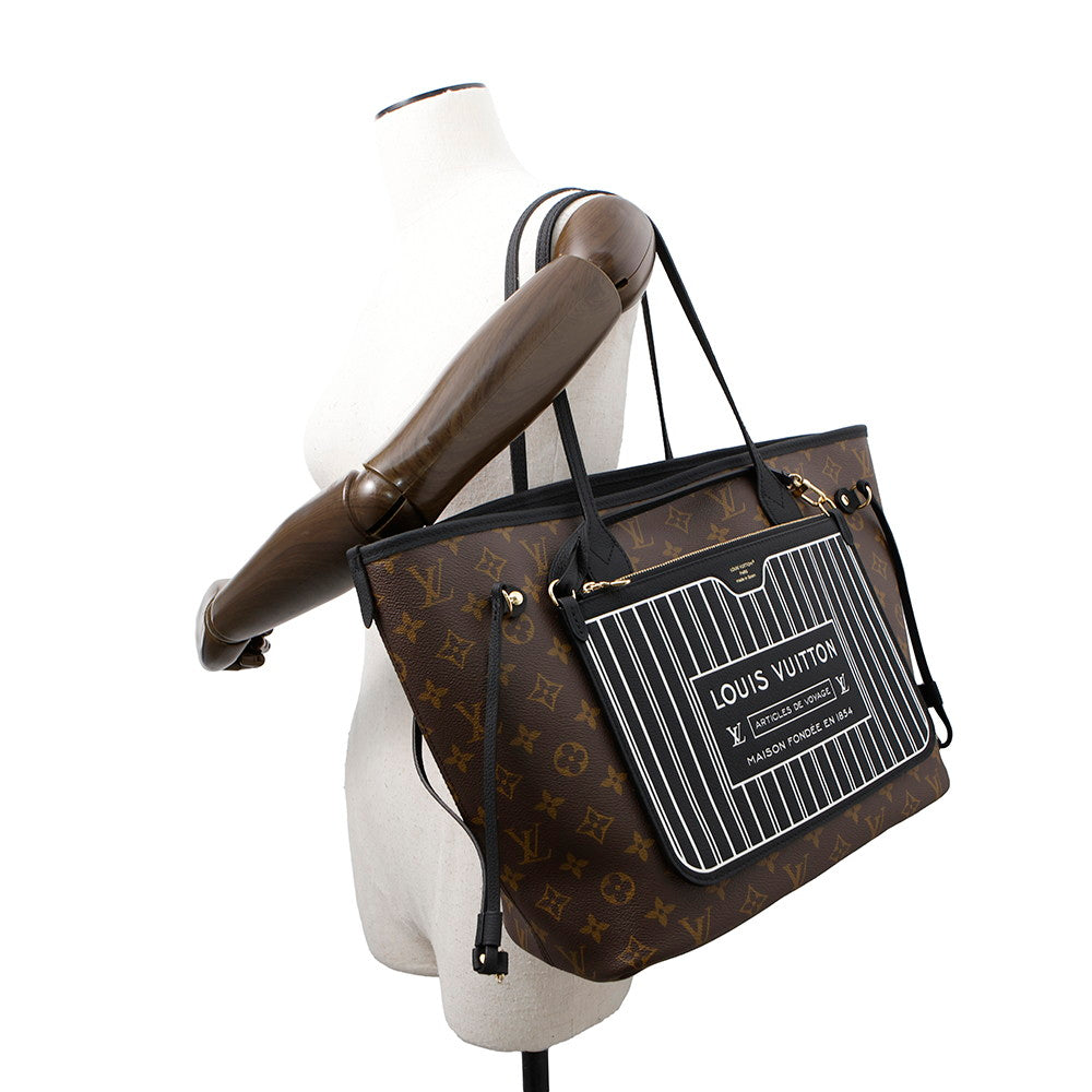 LOUIS VUITTON Neverfull・Inside Out BrownM11946 Taurillon PVC Size MM