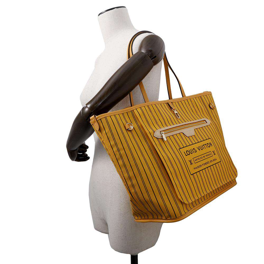 LOUIS VUITTON Neverfull・Inside Out SaffronYellowM12779 Monogram Size MM
