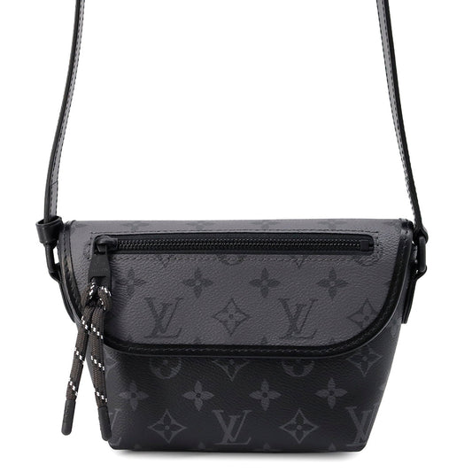 LOUIS VUITTON Pulse Wearable Wallet BlackM12806 Monogram Eclipse Monogram Eclipse Reverse