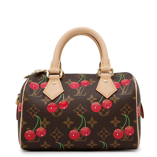 LOUIS VUITTON LV × TM Speedy Bandouliere RedM13094 Monogram Cherry Size 20