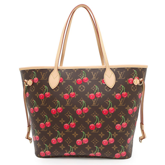 LOUIS VUITTON LV × TM Neverfull BrownM13263 MonogramCherry Size MM