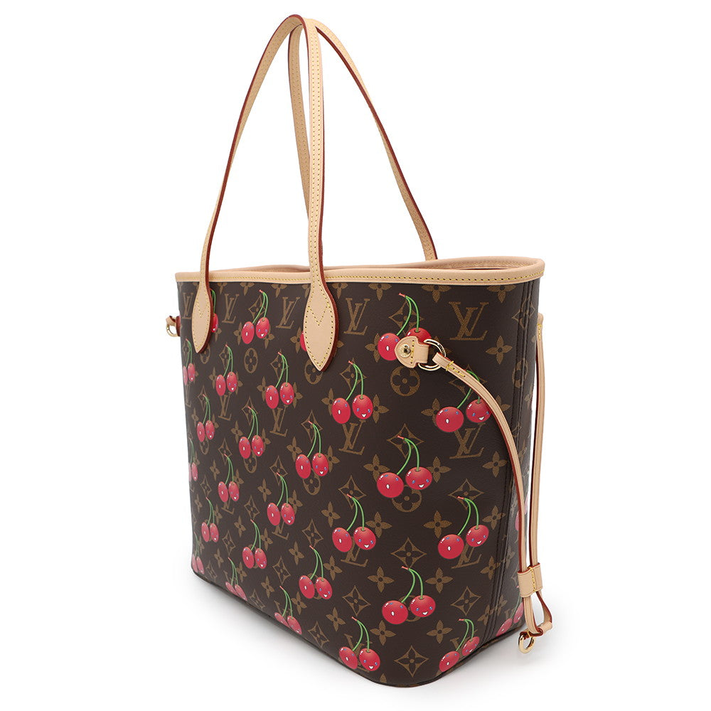 LOUIS VUITTON LV × TM Neverfull BrownM13263 MonogramCherry Size MM