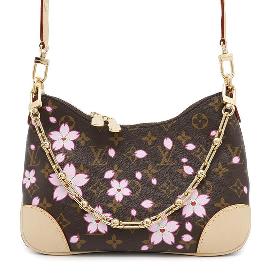 LOUIS VUITTON LV × TM Boulogne Sakura BrownM13265 Monogram Cherry Blossom Size PM