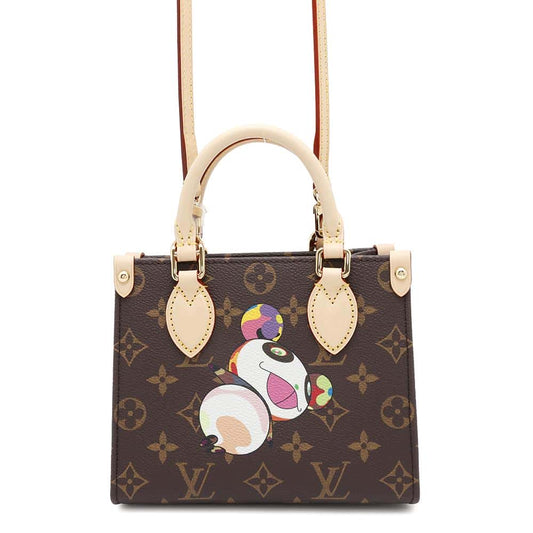 LOUIS VUITTON LV × TM Onthego PinkM13668 Monogram Panda Takashi Murakami Size BB