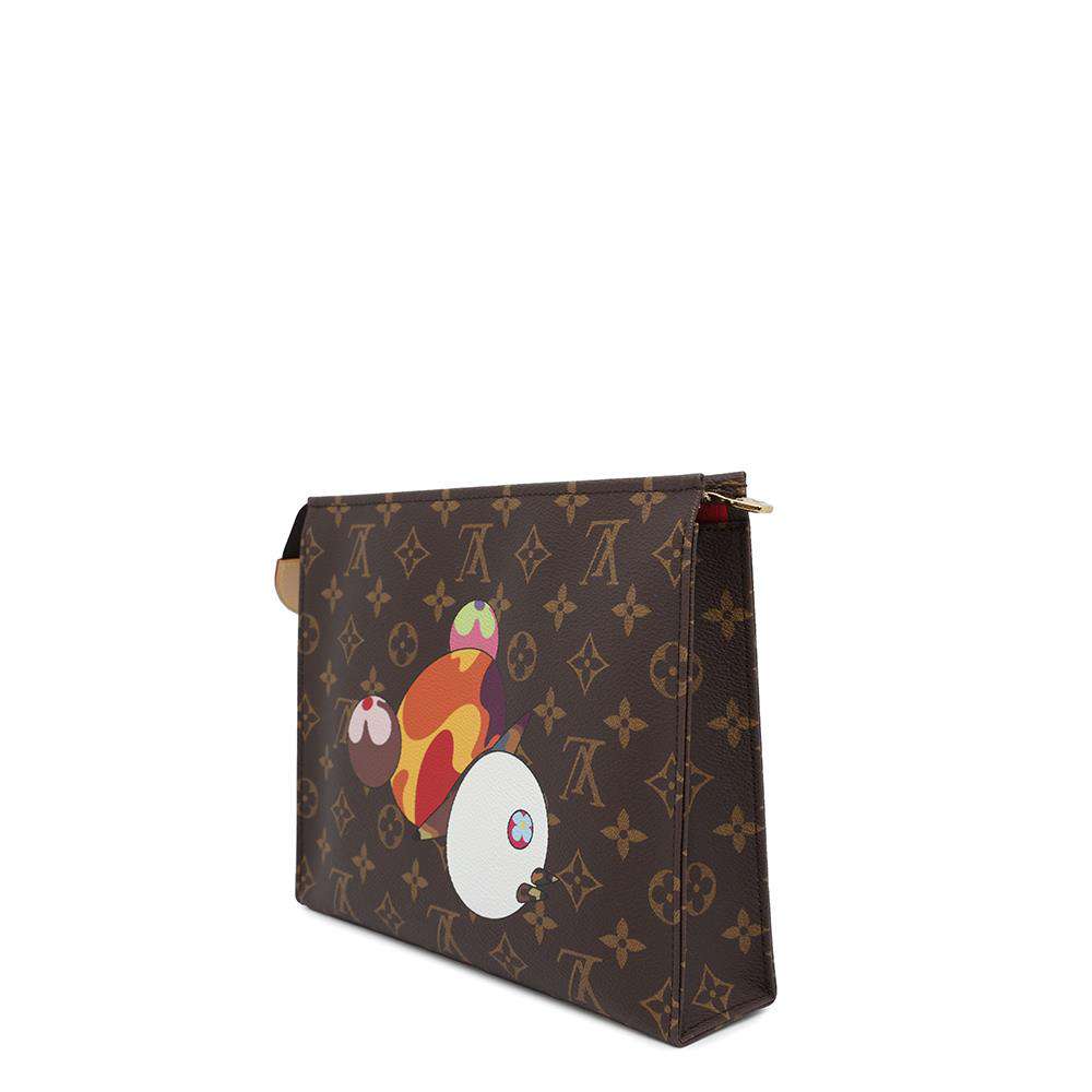 LOUIS VUITTON LV × TM Trio・Toiletry Pouch BrownM13762 Monogram
