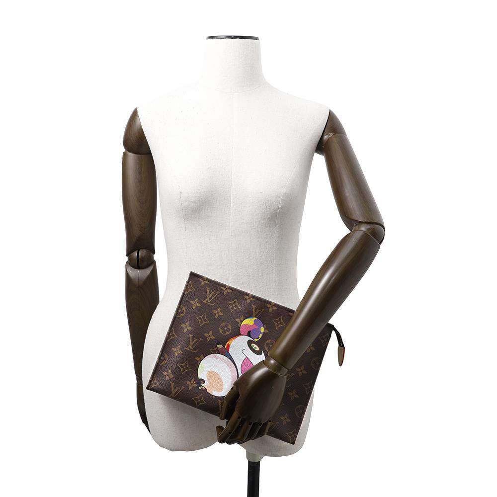 LOUIS VUITTON LV × TM Trio・Toiletry Pouch BrownM13762 Monogram