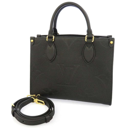LOUIS VUITTON Onthego NoirM45653 Monogram Empreinte Leather Size PM