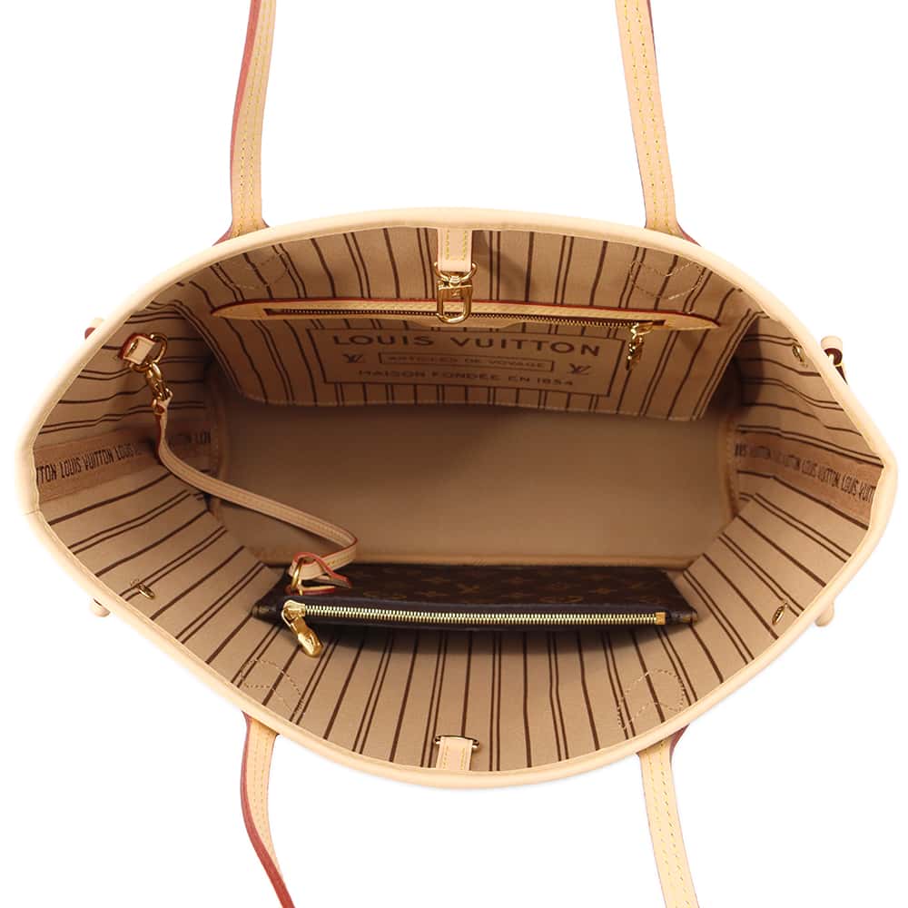 LOUIS VUITTON Neverfull PM BeigeM46979 Monogram Size PM