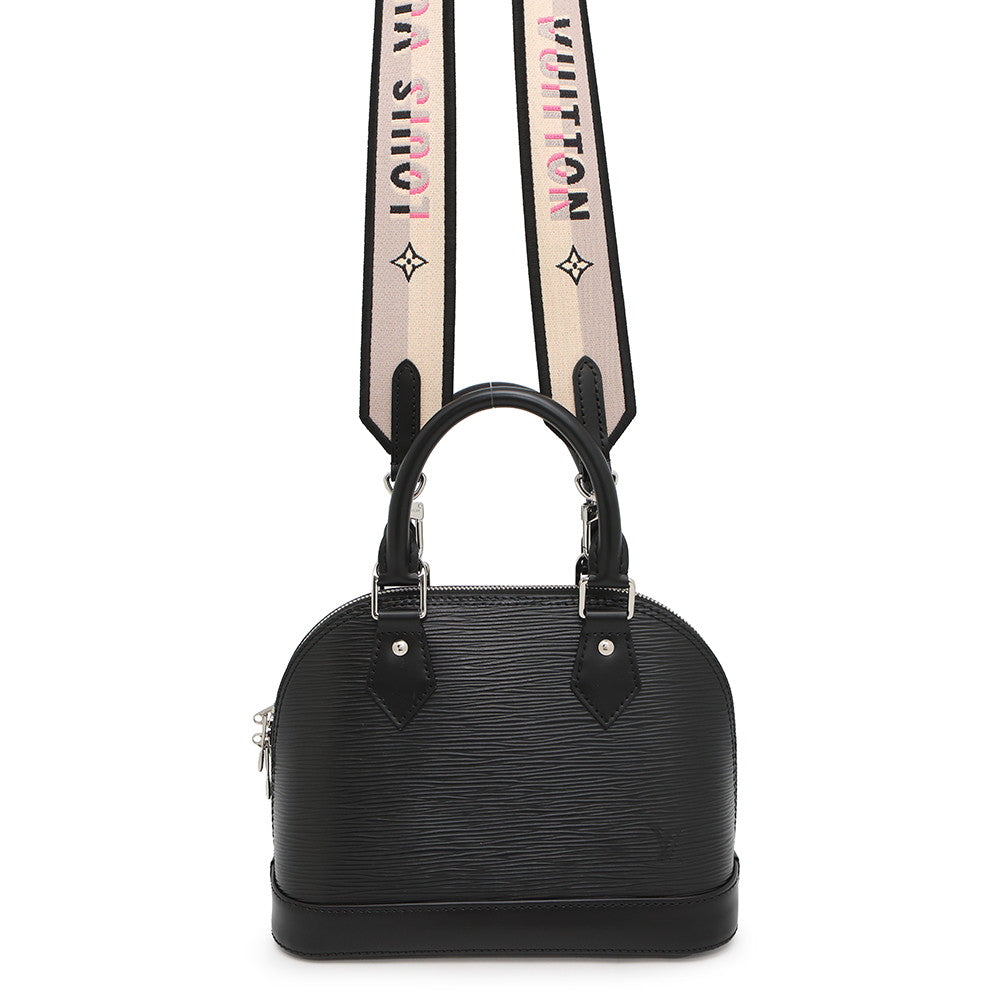 LOUIS VUITTON Alma NoirM59217 Epi Leather Monogram・Flower Size BB