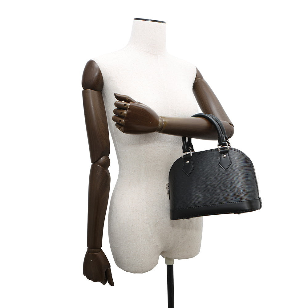 LOUIS VUITTON Alma NoirM59217 Epi Leather Monogram・Flower Size BB