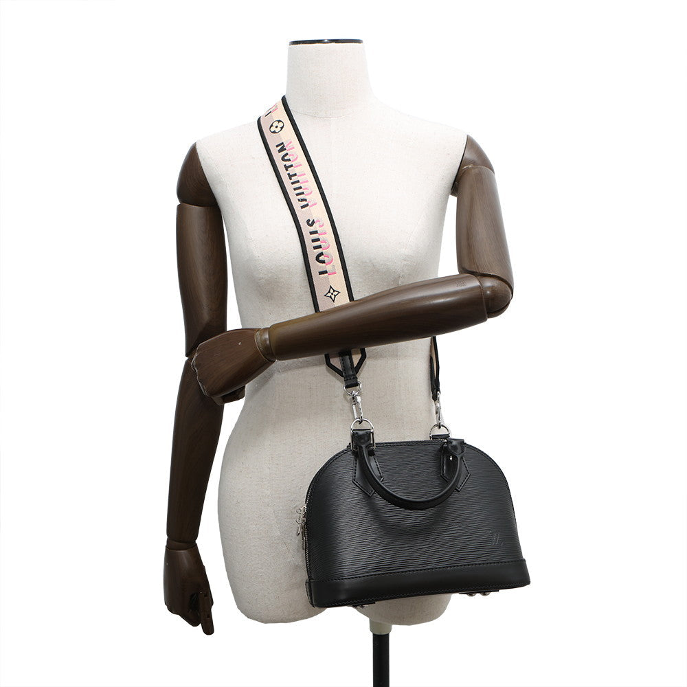 LOUIS VUITTON Alma NoirM59217 Epi Leather Monogram・Flower Size BB