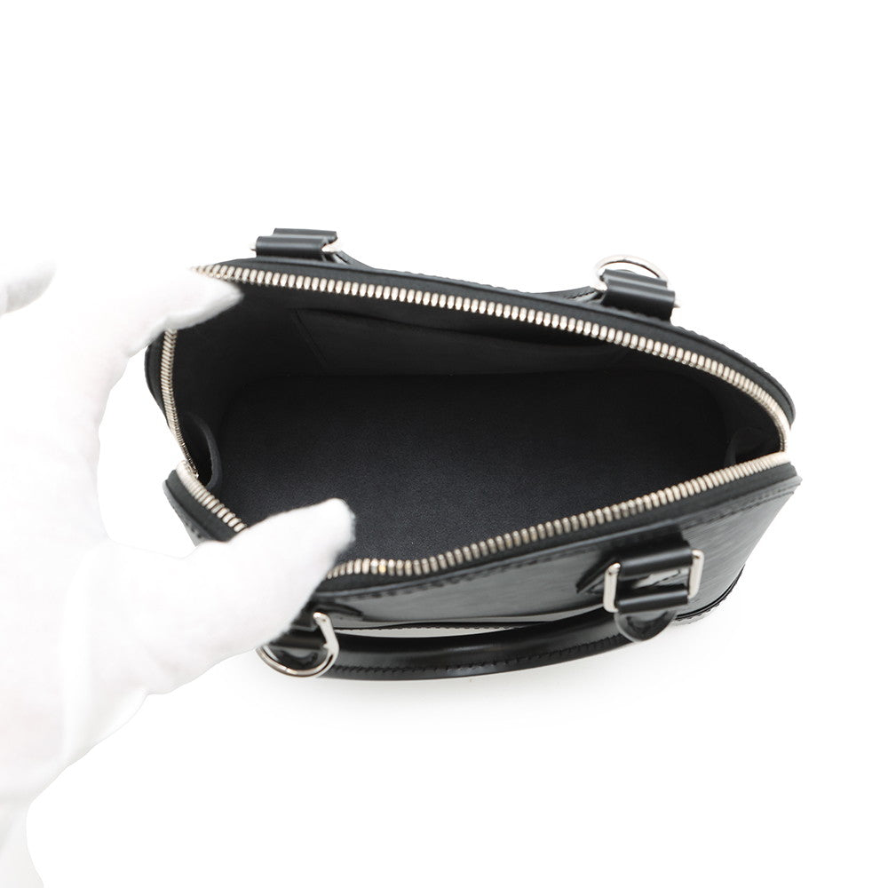 LOUIS VUITTON Alma NoirM59217 Epi Leather Monogram・Flower Size BB