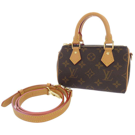 LOUIS VUITTON Nano Speedy BrownM81085 Monogram Size Nano