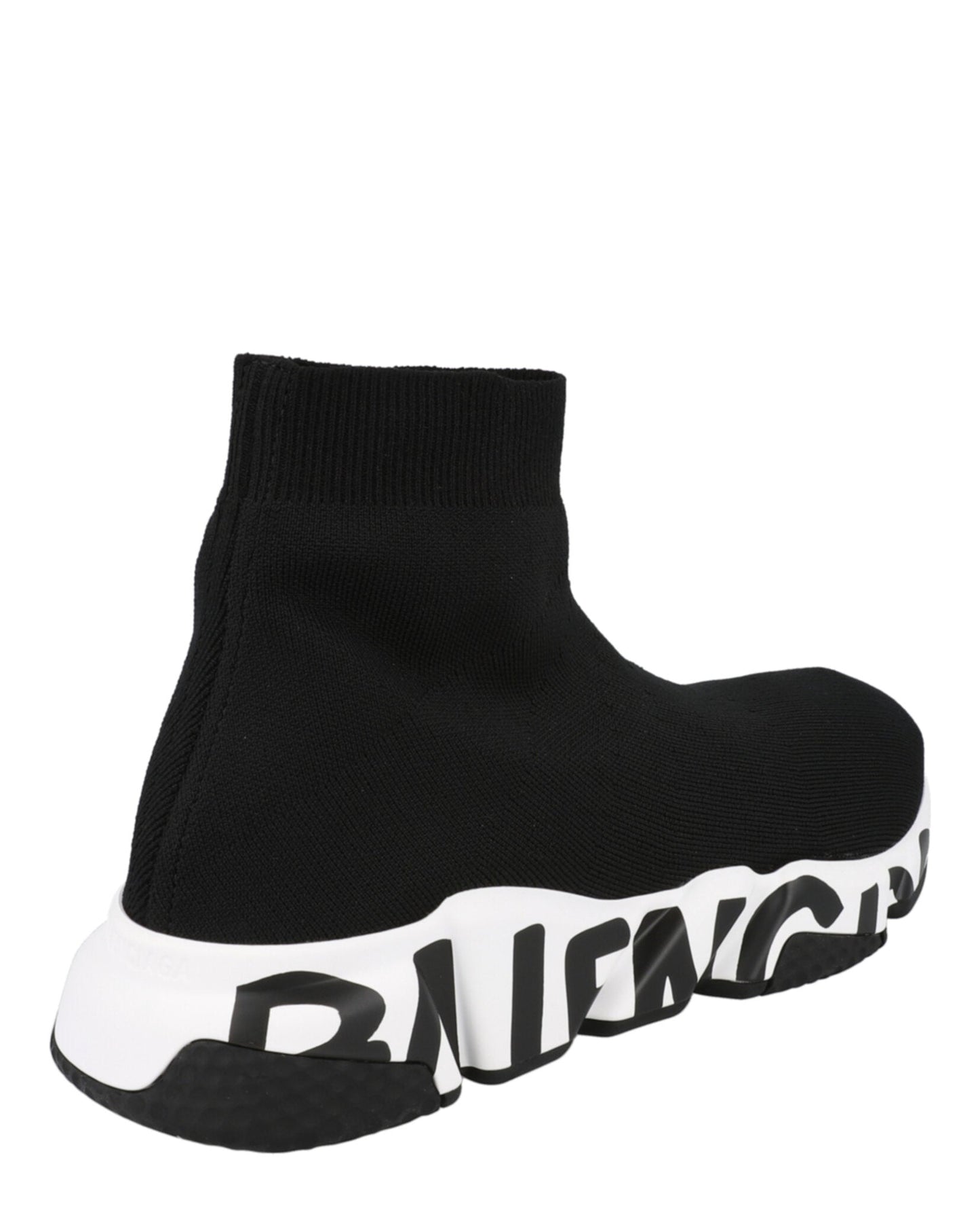 Balenciaga Speed Graffiti Knit High Top Sock Sneakers Mens 645334W-2DB7-1015