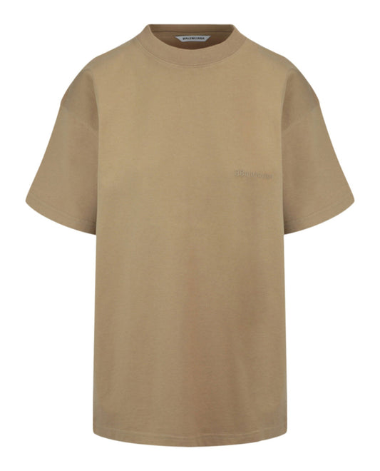 Balenciaga Medium Fit Logo T-Shirt Womens 612965T-JV87-9504