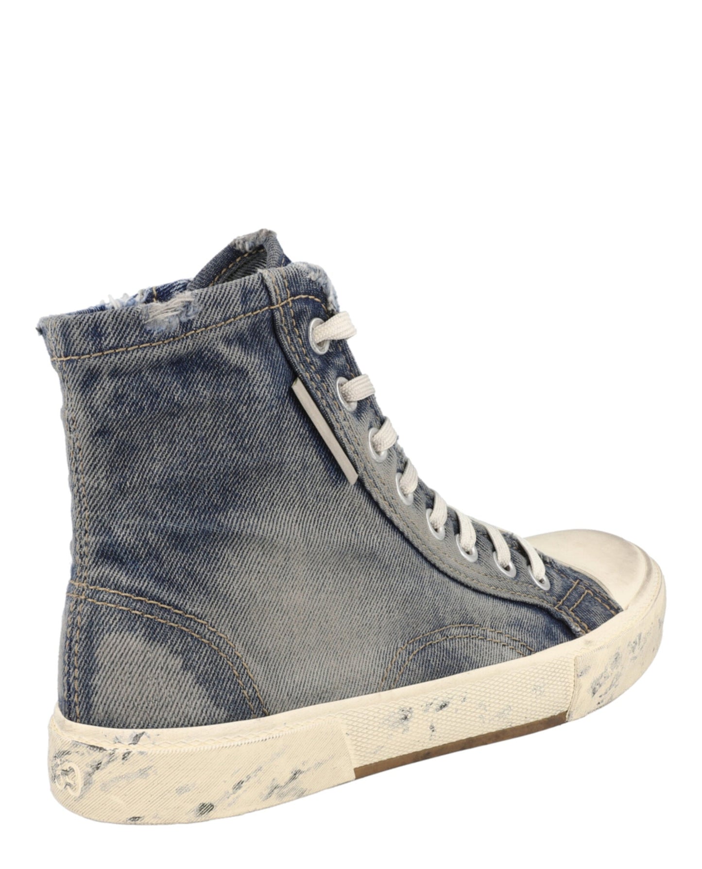 Balenciaga Paris Denim High-Top Sneakers Mens 688752W-3RCL-4090