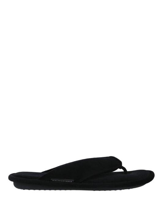 Balenciaga Velvet Sandals Mens 644738-W29Z0-1000