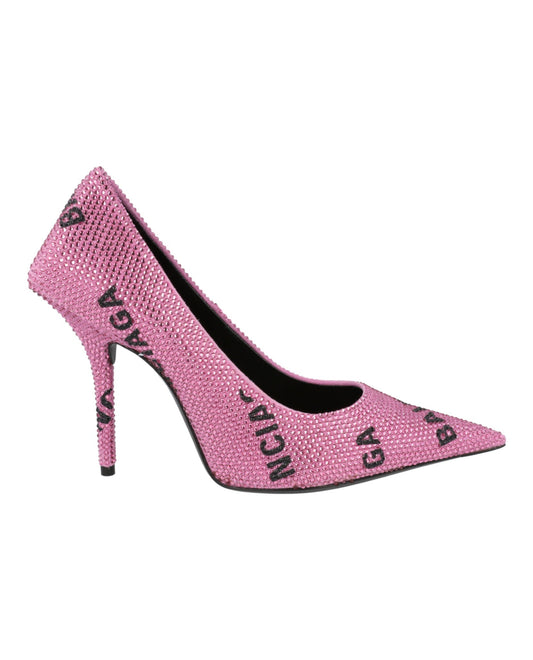 Balenciaga Square Knife Embellished Pumps Womens 719769-WBC52-5000
