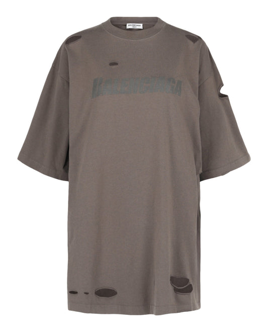 Balenciaga Distressed Graphic T-Shirt Unisex-Adult 651795-TKVB8-0718