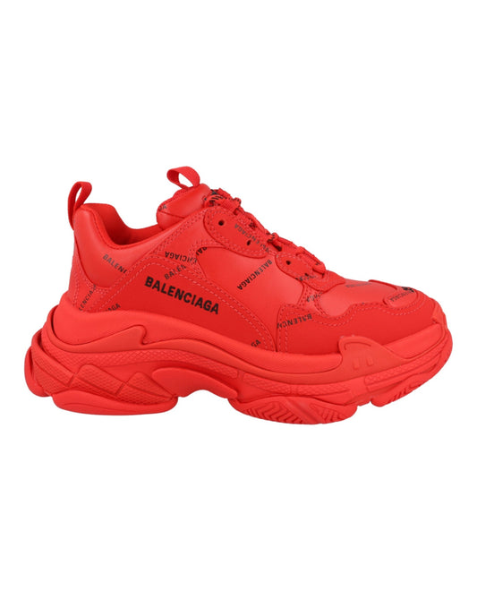 Balenciaga Triple S Allover Logo Sneaker Mens 536737-W2FA1-6010