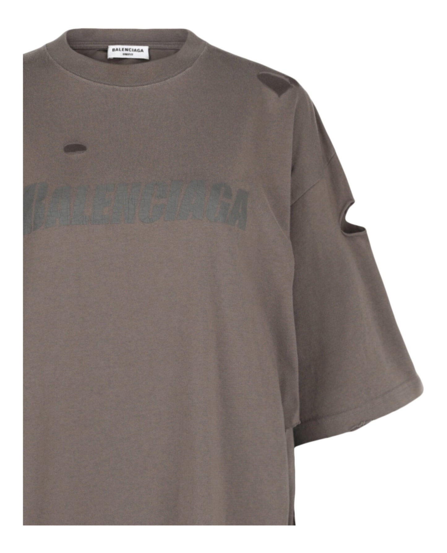 Balenciaga Distressed Graphic T-Shirt Unisex-Adult 651795-TKVB8-0718