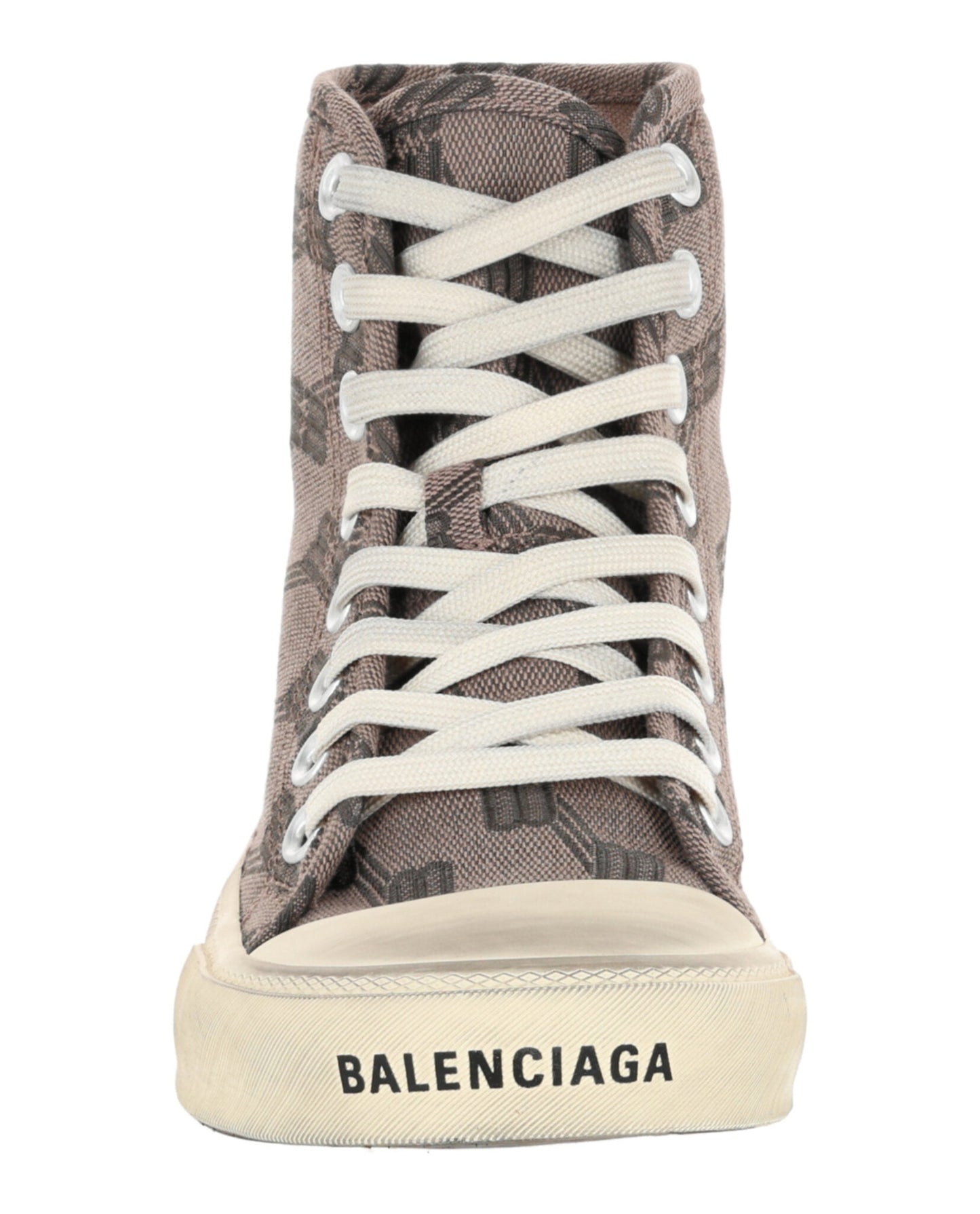 Balenciaga Paris BB Monogram High-Top Sneakers Womens 688756W-3RQ1-2298