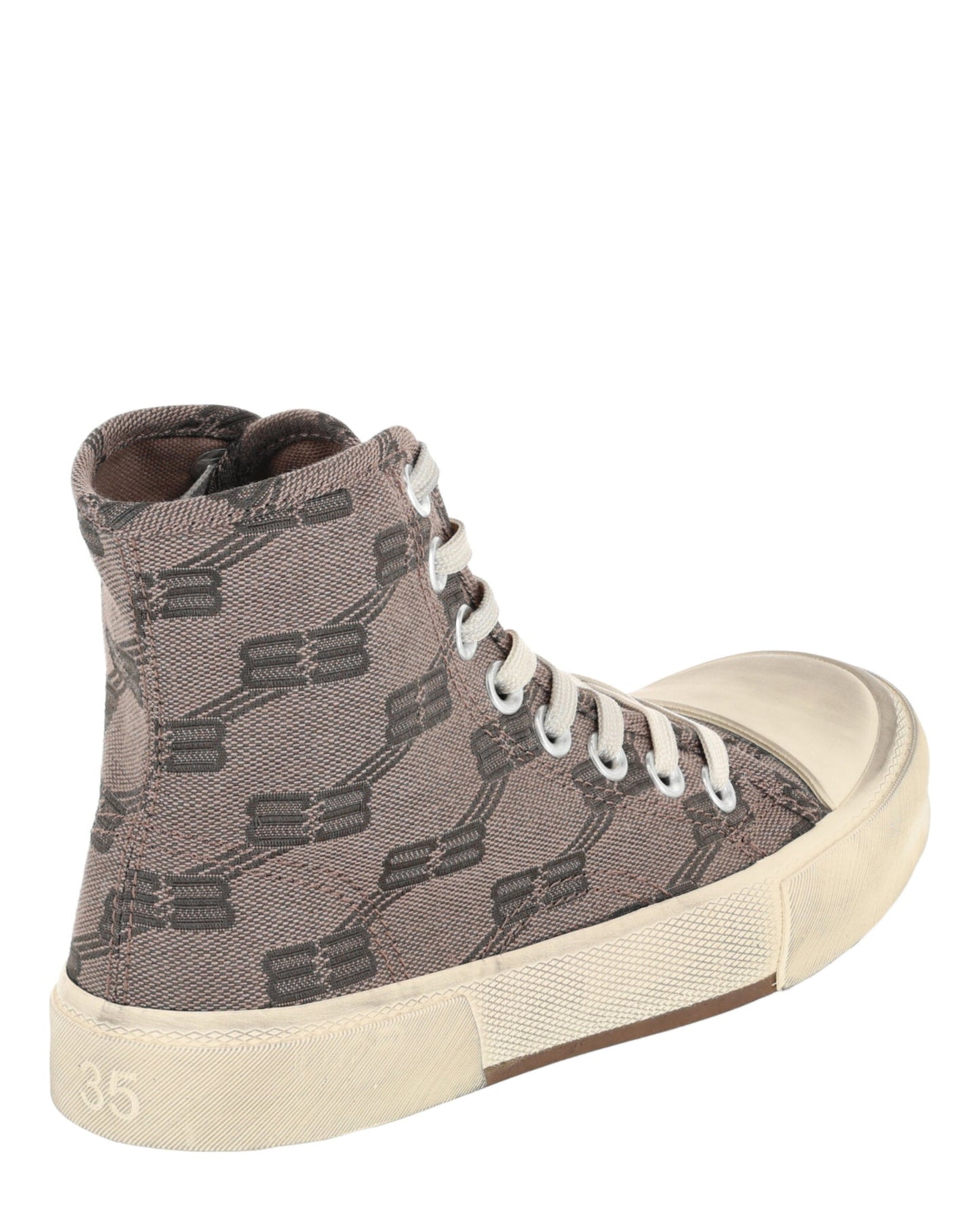 Balenciaga Paris BB Monogram High-Top Sneakers Womens 688756W-3RQ1-2298