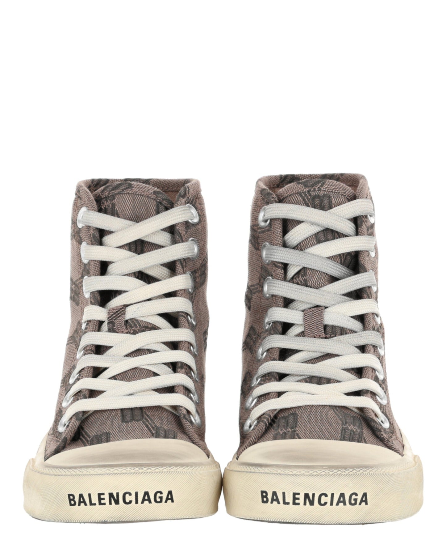 Balenciaga Paris BB Monogram High-Top Sneakers Womens 688756W-3RQ1-2298