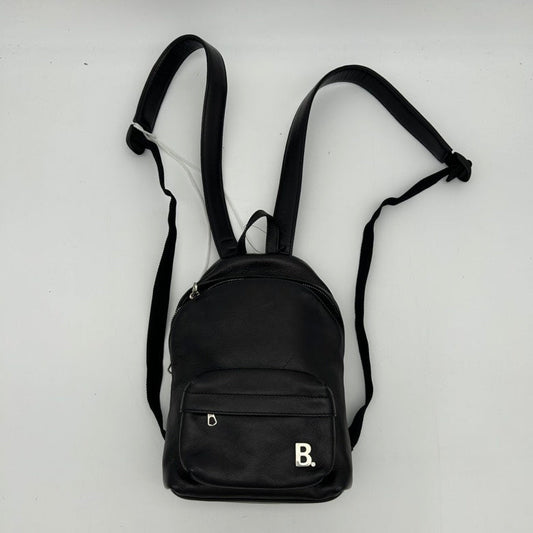 Balenciaga Black Leather Mini Backpack
