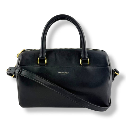 Saint Laurent YSL Navy Mini Duffle Handbag