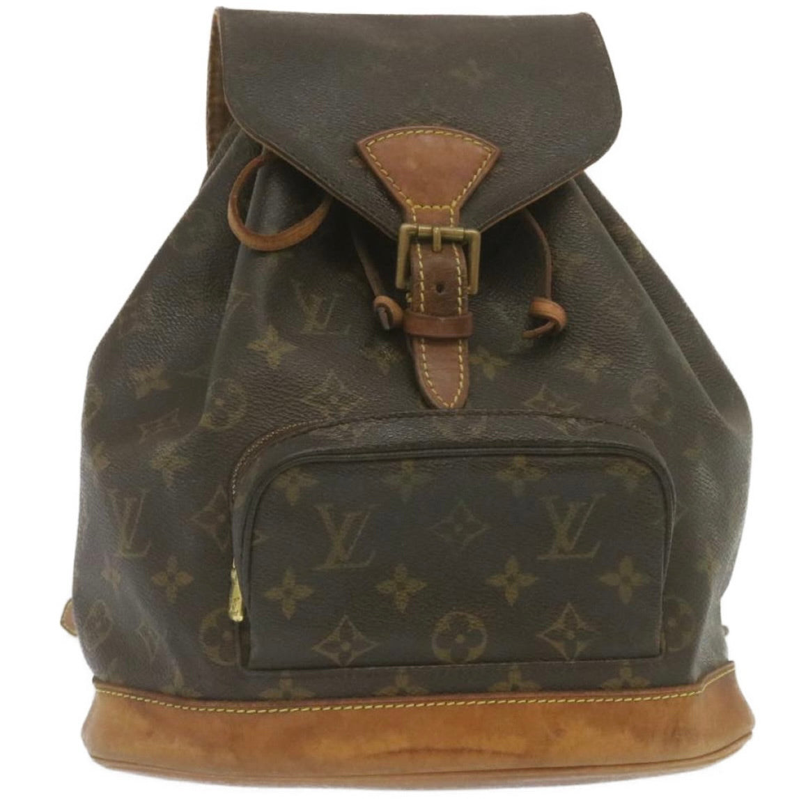 LOUIS VUITTON Monogram Montsouris MM Backpack M51136 LV Auth tp181