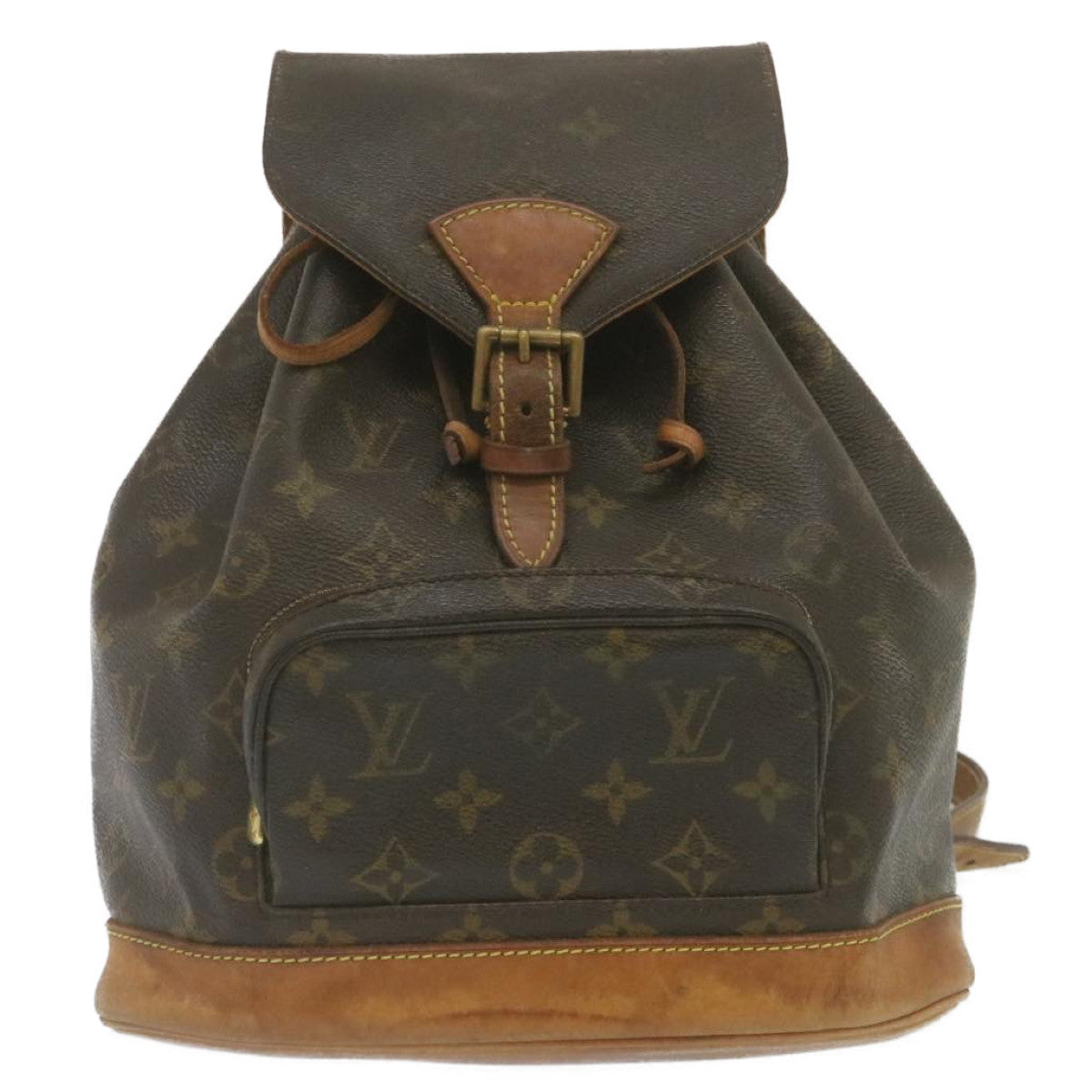 LOUIS VUITTON Monogram Montsouris MM Backpack M51136 LV Auth tp181