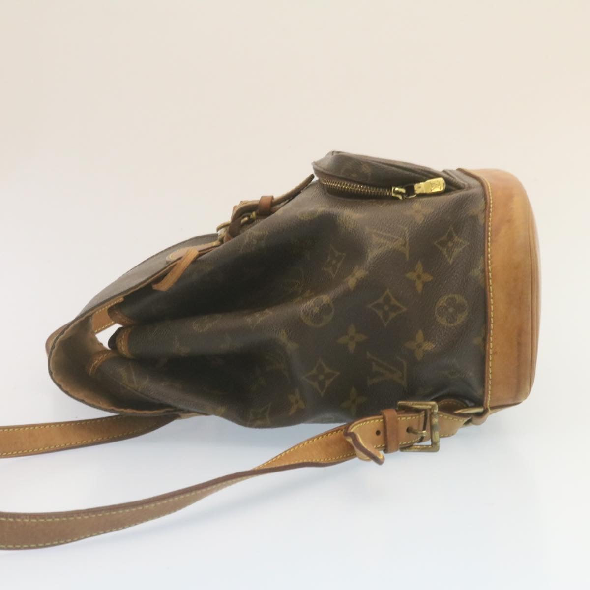 LOUIS VUITTON Monogram Montsouris MM Backpack M51136 LV Auth tp181